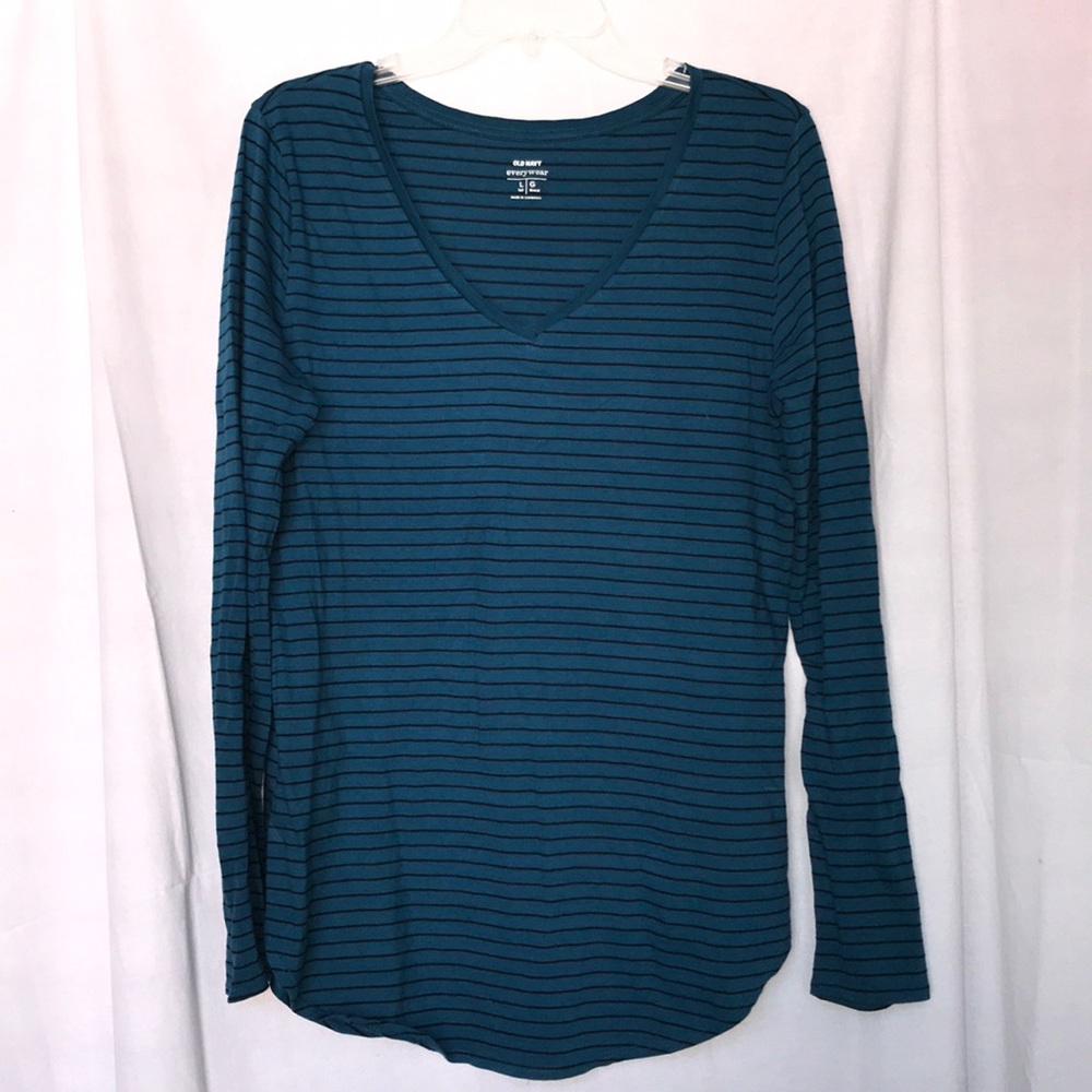 Old Navy Striped t-shirt, Tunic length. Large-Tall